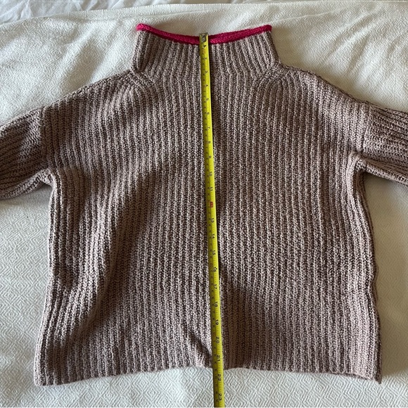Anthropologie Maeve Taupe Tan Brown Turtleneck Mock Sweater Small - Picture 4 of 6